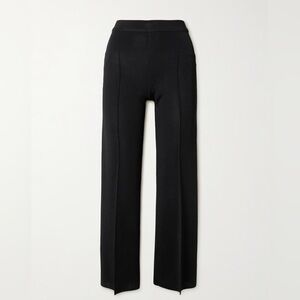 High Sport kick knitted straight leg pants